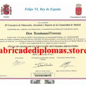 comprar Graduado Escolar, Título ESO en Madrid